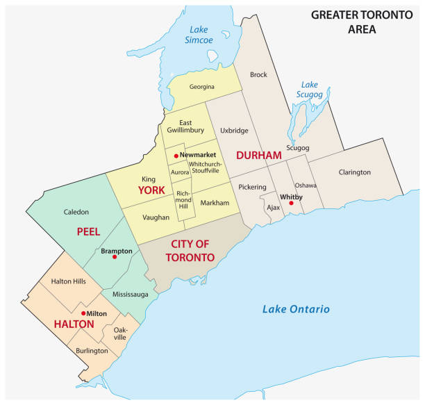 Greater Toronto Area Service Map